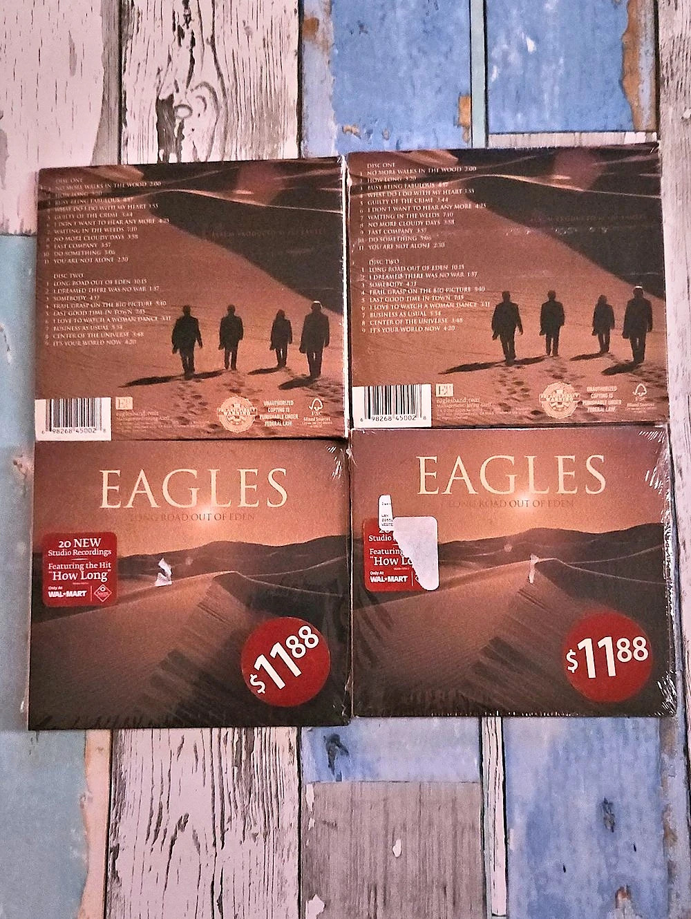 Eagles - Long Road Out of Eden 4-CDs Lot- Nwt